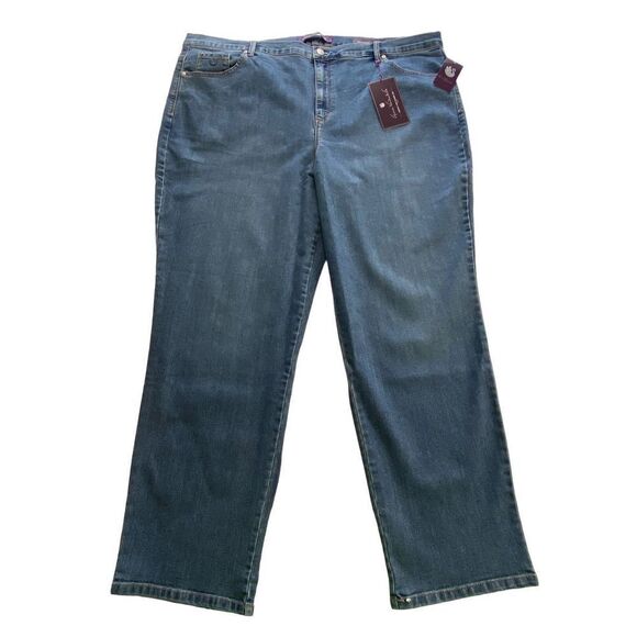 Gloria Vanderbilt 24W Plus Amanda Stretch Denim Jeans - Picture 1 of 9